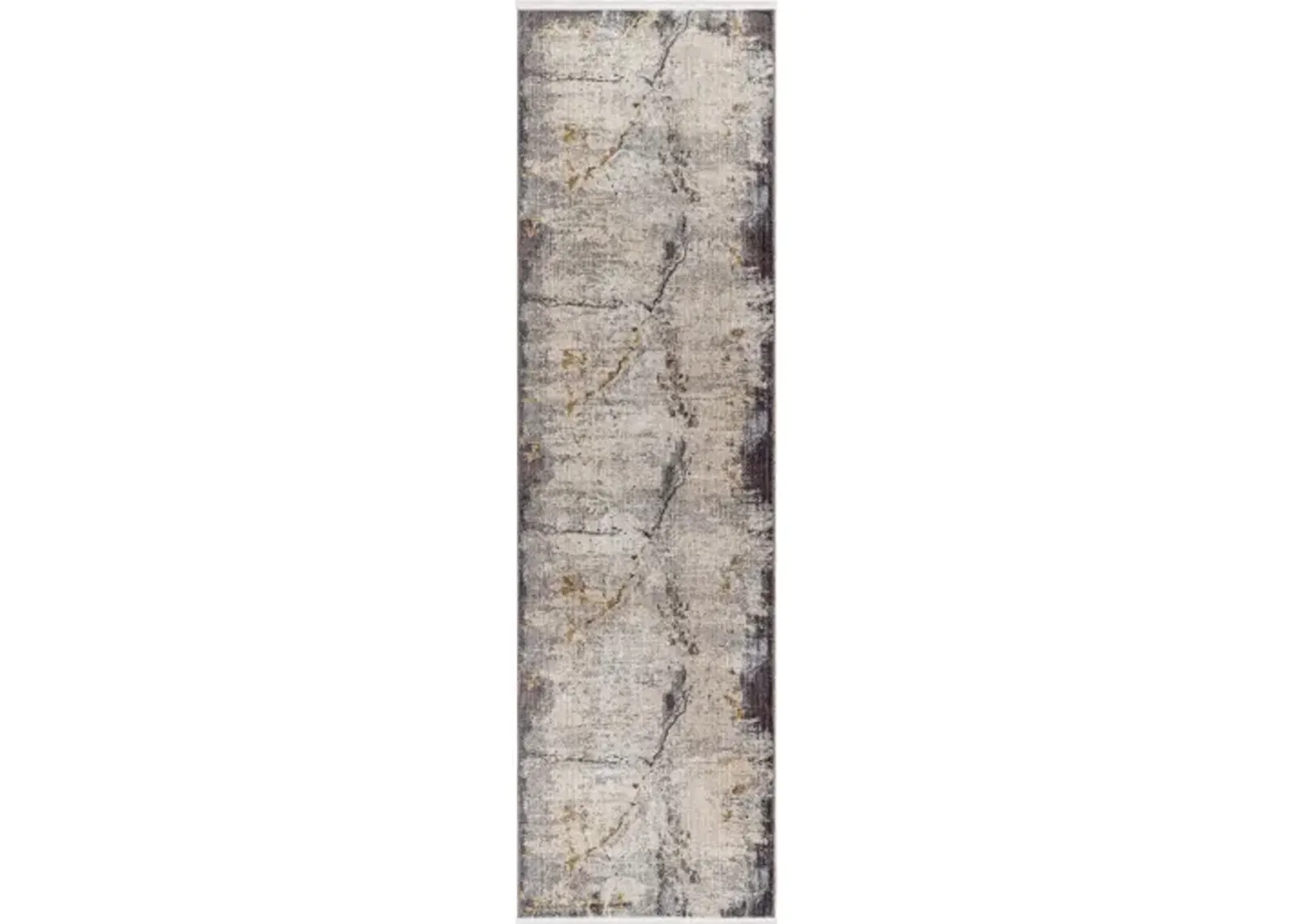 Aida AAD-2302 2'7" x 9' Machine Woven Rug