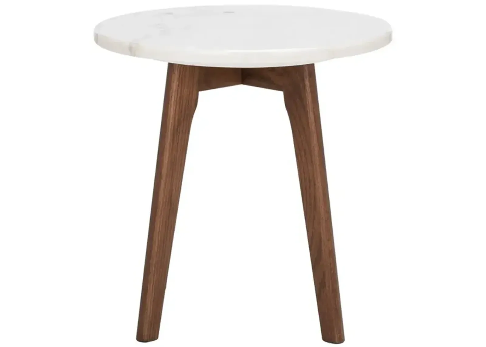 MARINI ROUND MARBLE END TABLE