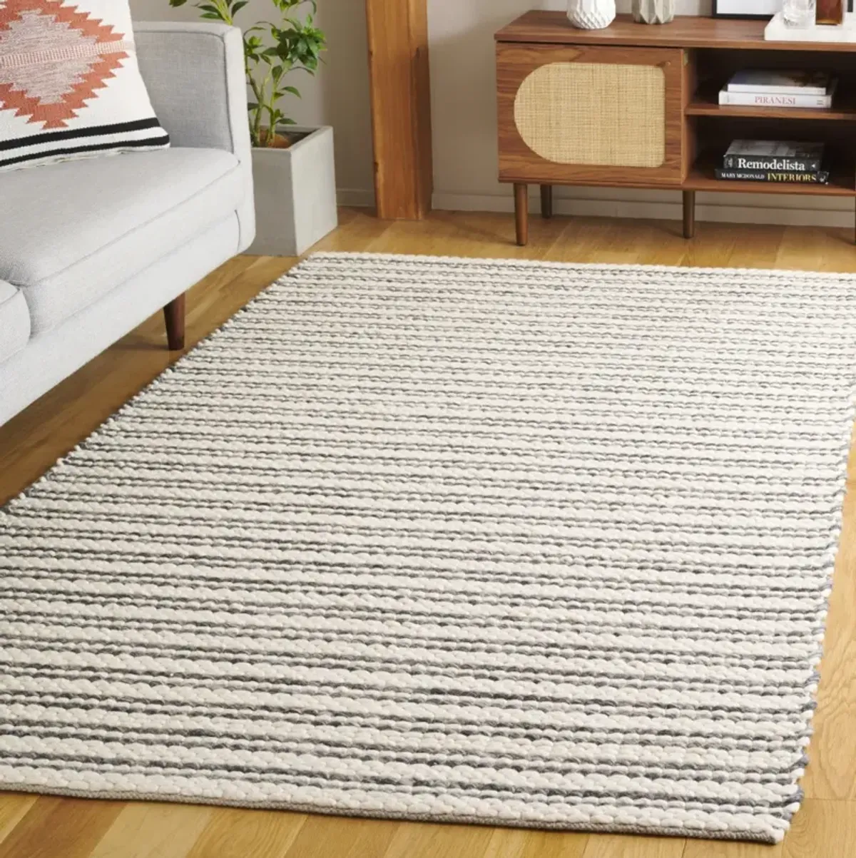 VERMONT 852 SILVER  3' x 5' Small Rectangle Rug