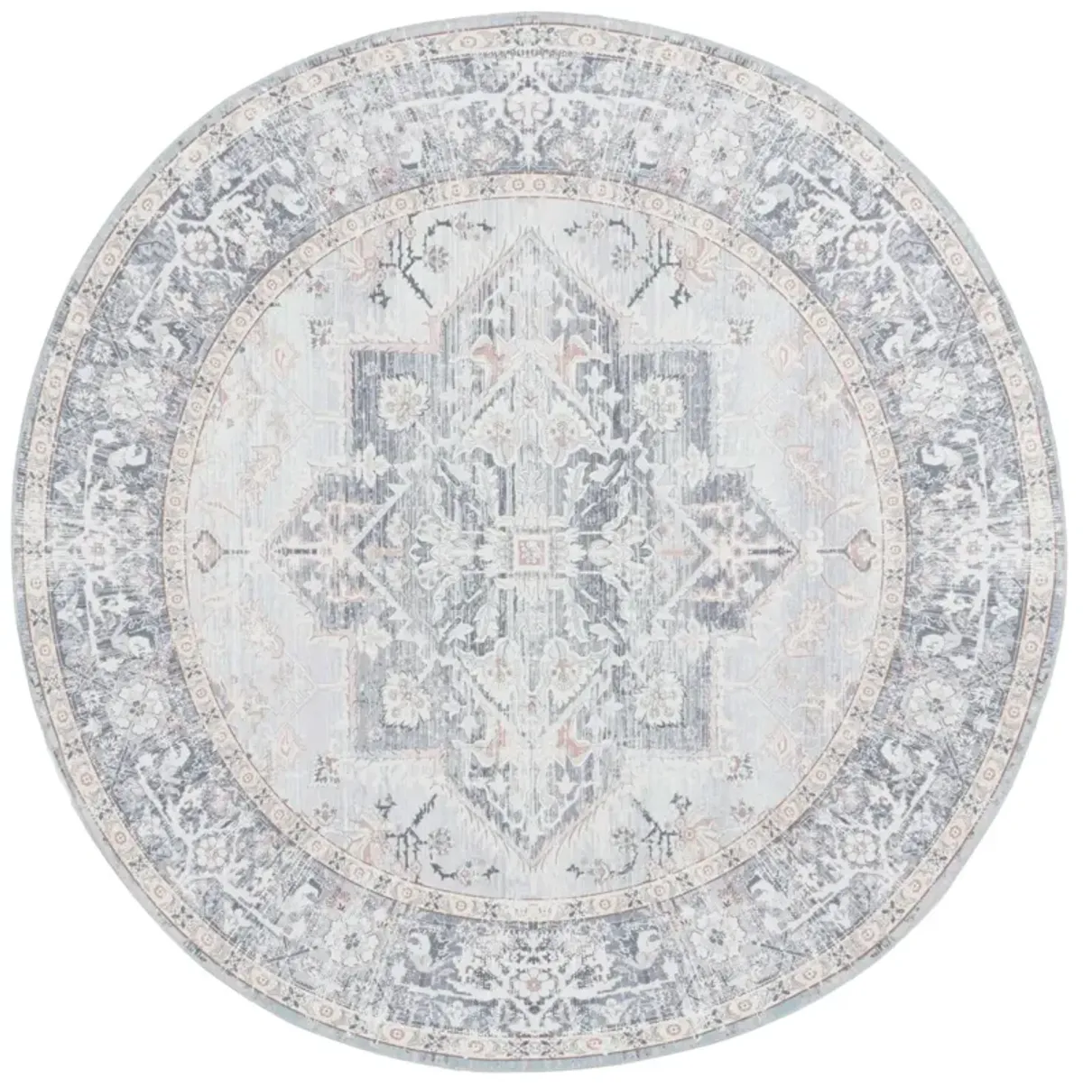 ARIZONA 137 GREY  6' x 6' Round Round Rug