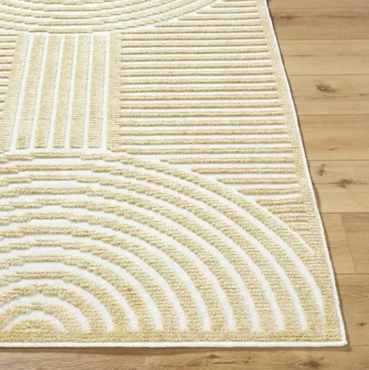 Lyna LYA-2330 5' x 7'2" Machine Woven Rug