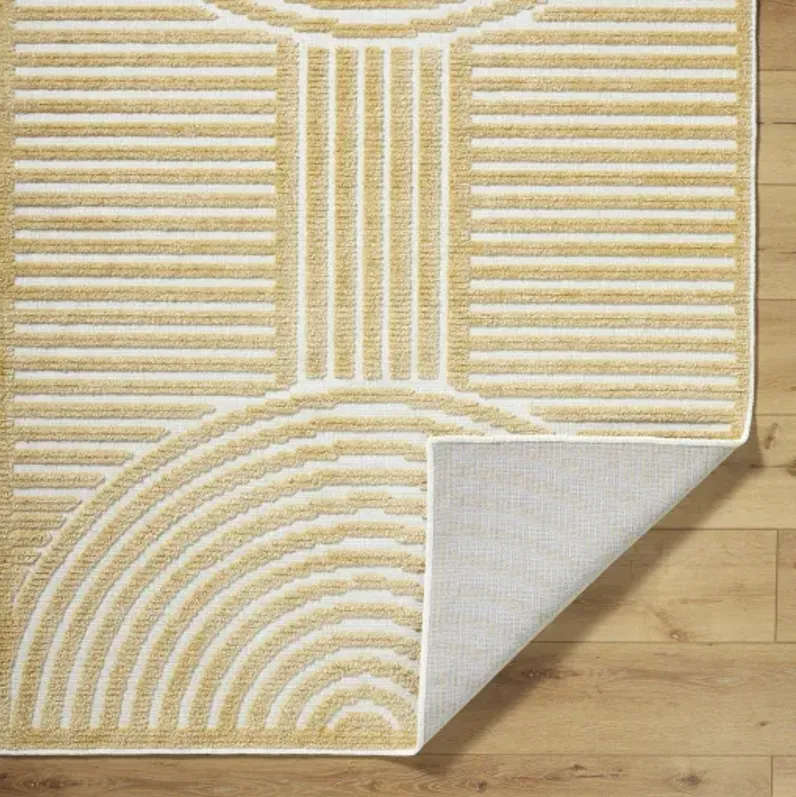 Lyna LYA-2330 5' x 7'2" Machine Woven Rug