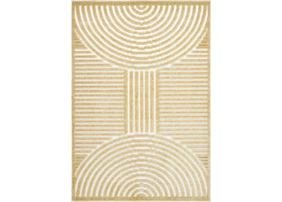 Lyna LYA-2330 5' x 7'2" Machine Woven Rug