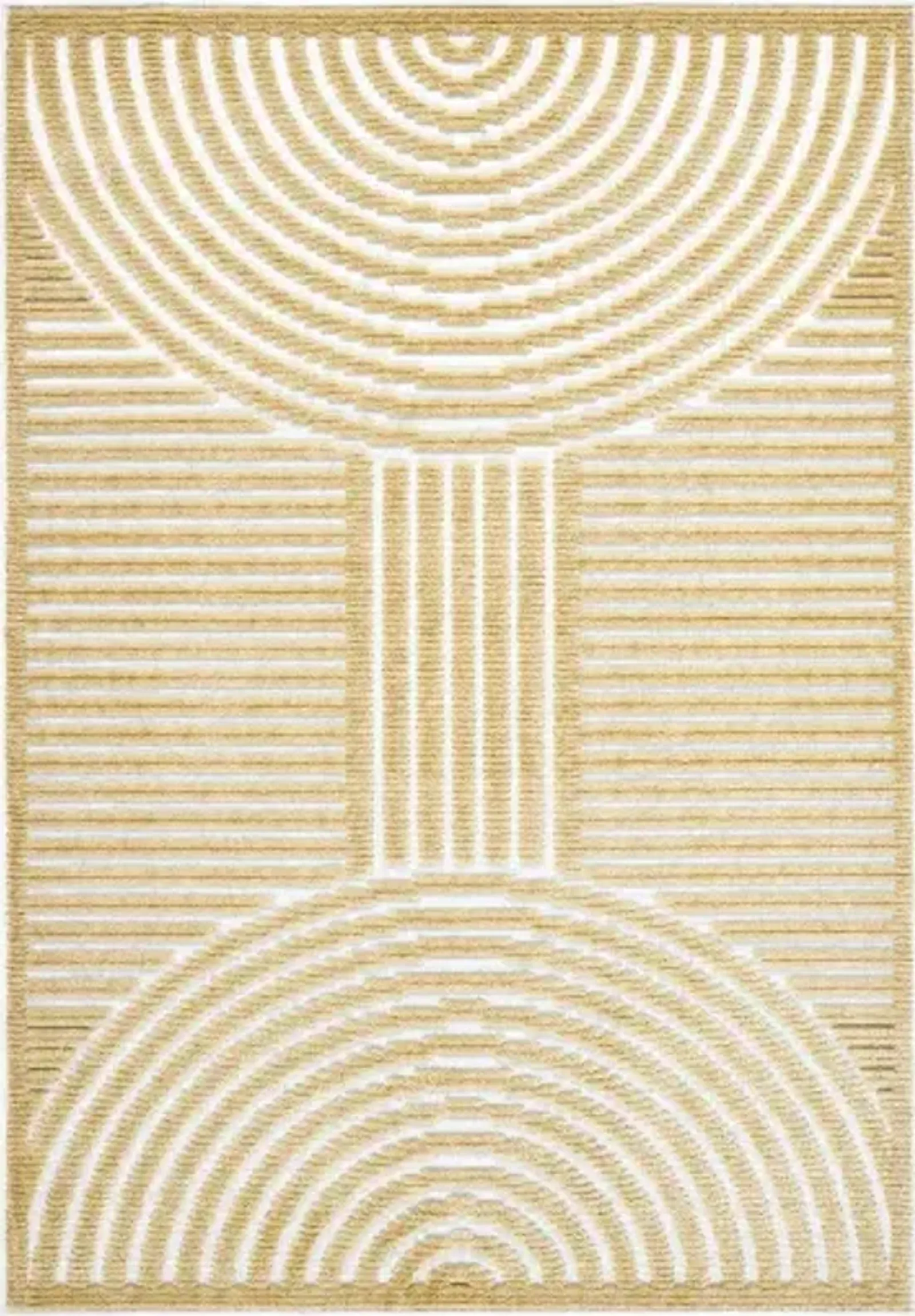 Lyna LYA-2330 5' x 7'2" Machine Woven Rug