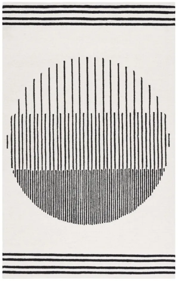 RODEO DRIVE Hand Tufted 5' x 8' area rug