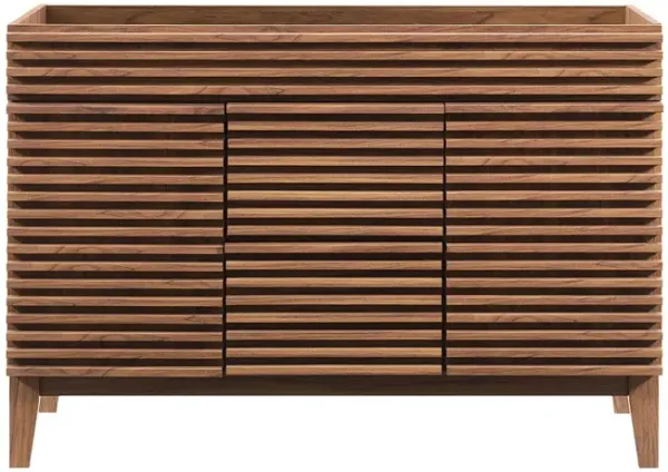 Render 48" Double Sink Compatible (Not Included) Bathroom Vanity Cabinet