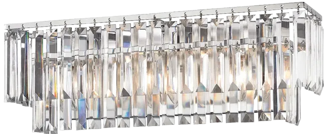 Palacial 21" Wide 3-Light Vanity Light - Polished Chrome