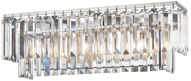 Palacial 21" Wide 3-Light Vanity Light - Polished Chrome