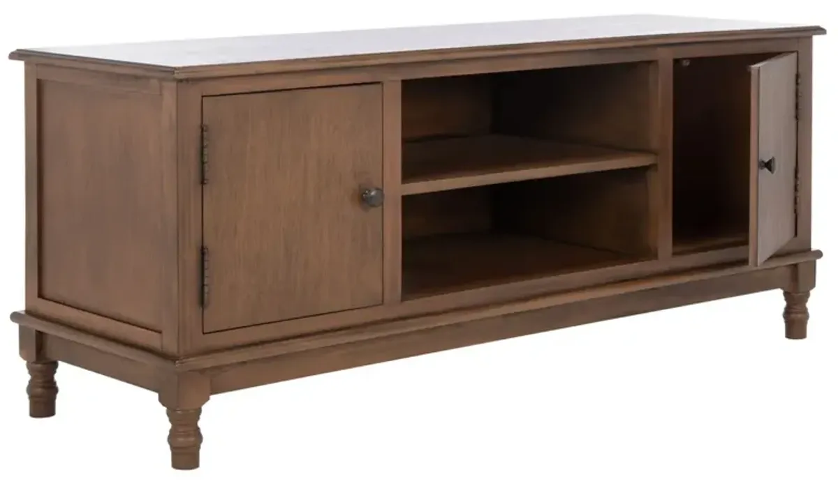 OZARK 2 DOOR 1 SHELF MEDIA STAND