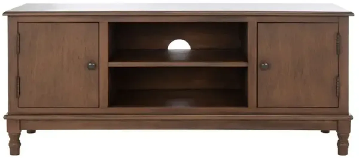 OZARK 2 DOOR 1 SHELF MEDIA STAND
