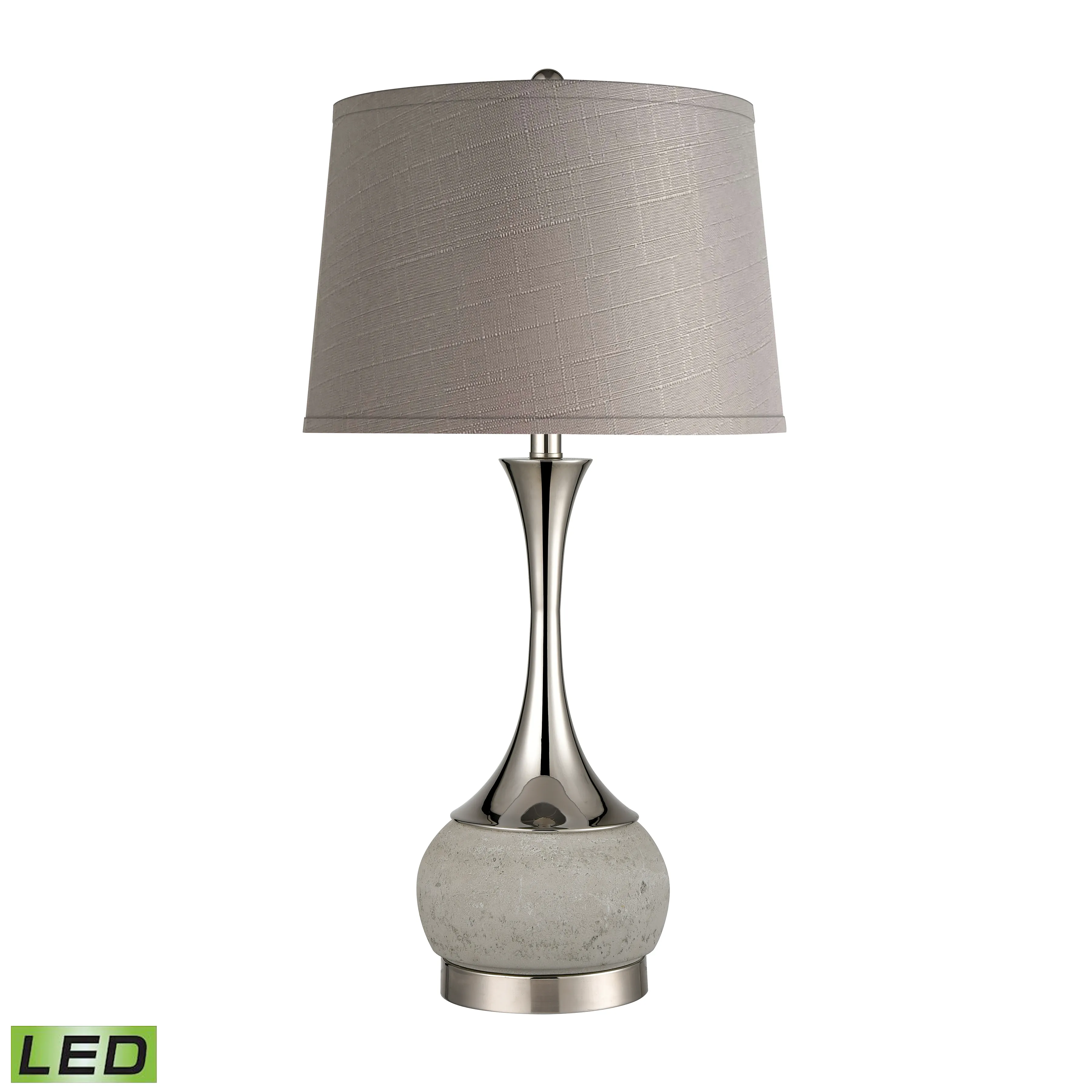 Septon 29'' High 1-Light Table Lamp - Polished Concrete - Includes LED Bulb