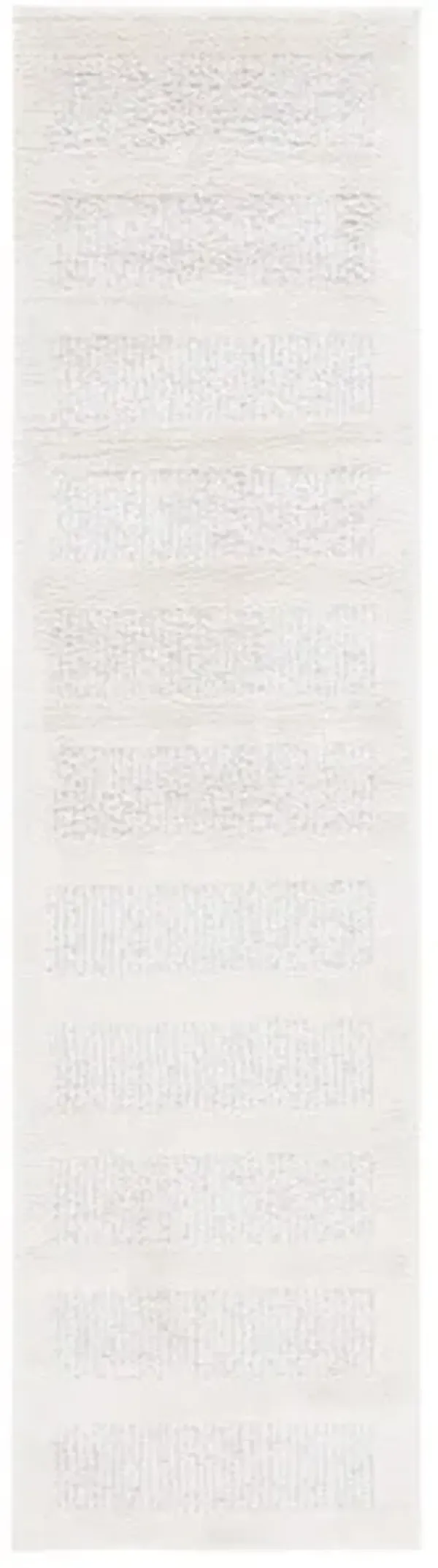 MELODY 130 Grey 2'-2' X 8' Runner Rug