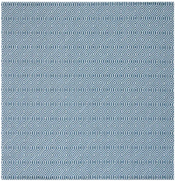 AUGUSTINE 401 NAVY  6'-4' x 6'-4'Square Square Rug