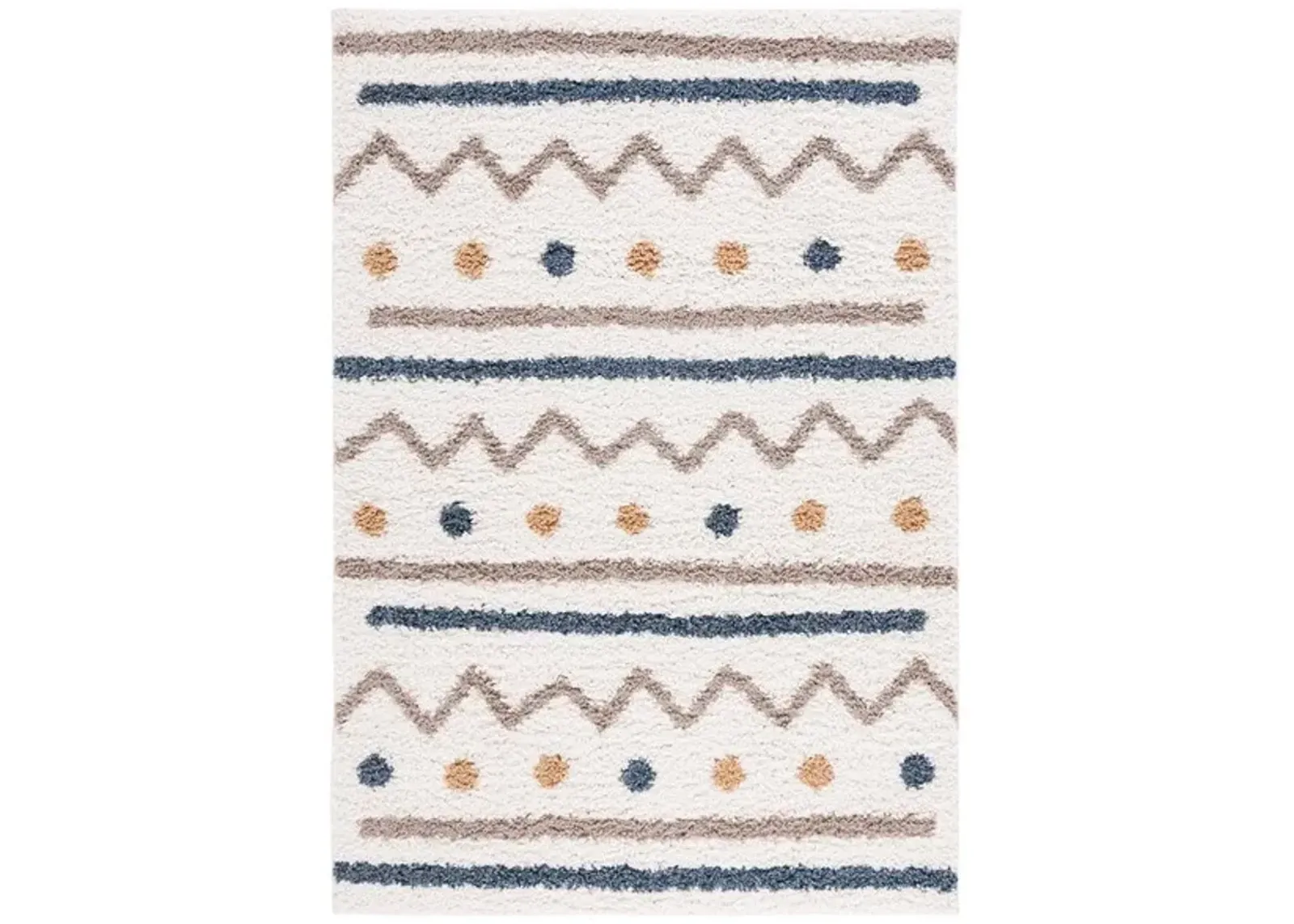 CALICO SHAG 106 Beige  9' X 12' Large Rectangle Rug