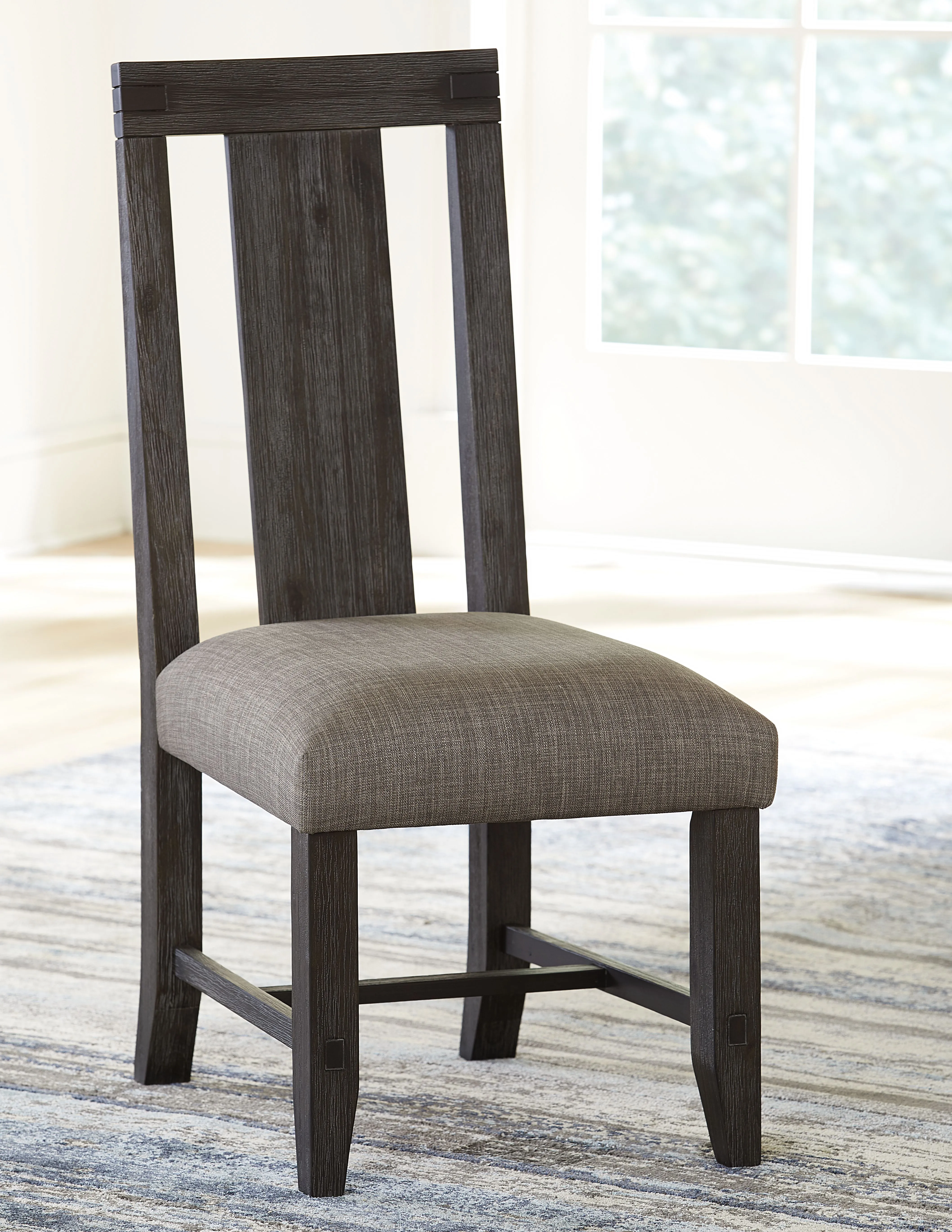 Meadow Solid Wood Uphostered Panel-Back Chair