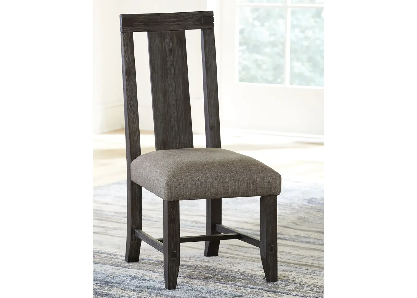 Meadow Solid Wood Uphostered Panel-Back Chair