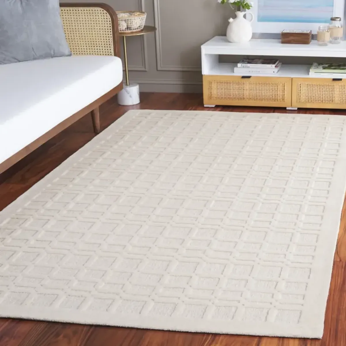 IMPRESSION 312 IVORY 6' x 6' Square Square Rug