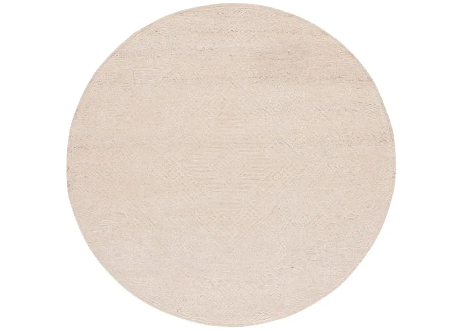 TEXTURAL 303 BEIGE  6' x 6' Round Round Rug