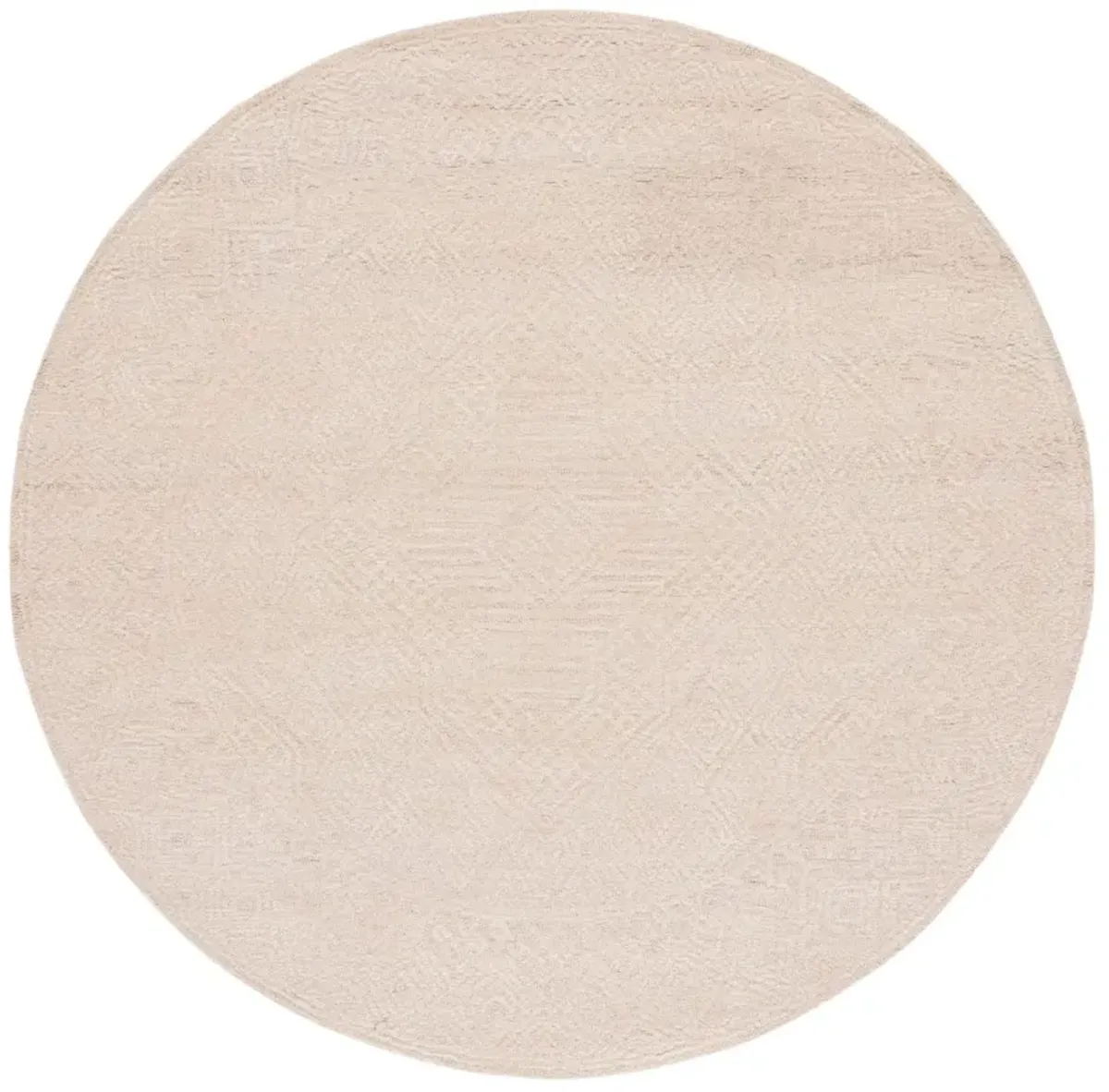 TEXTURAL 303 BEIGE  6' x 6' Round Round Rug