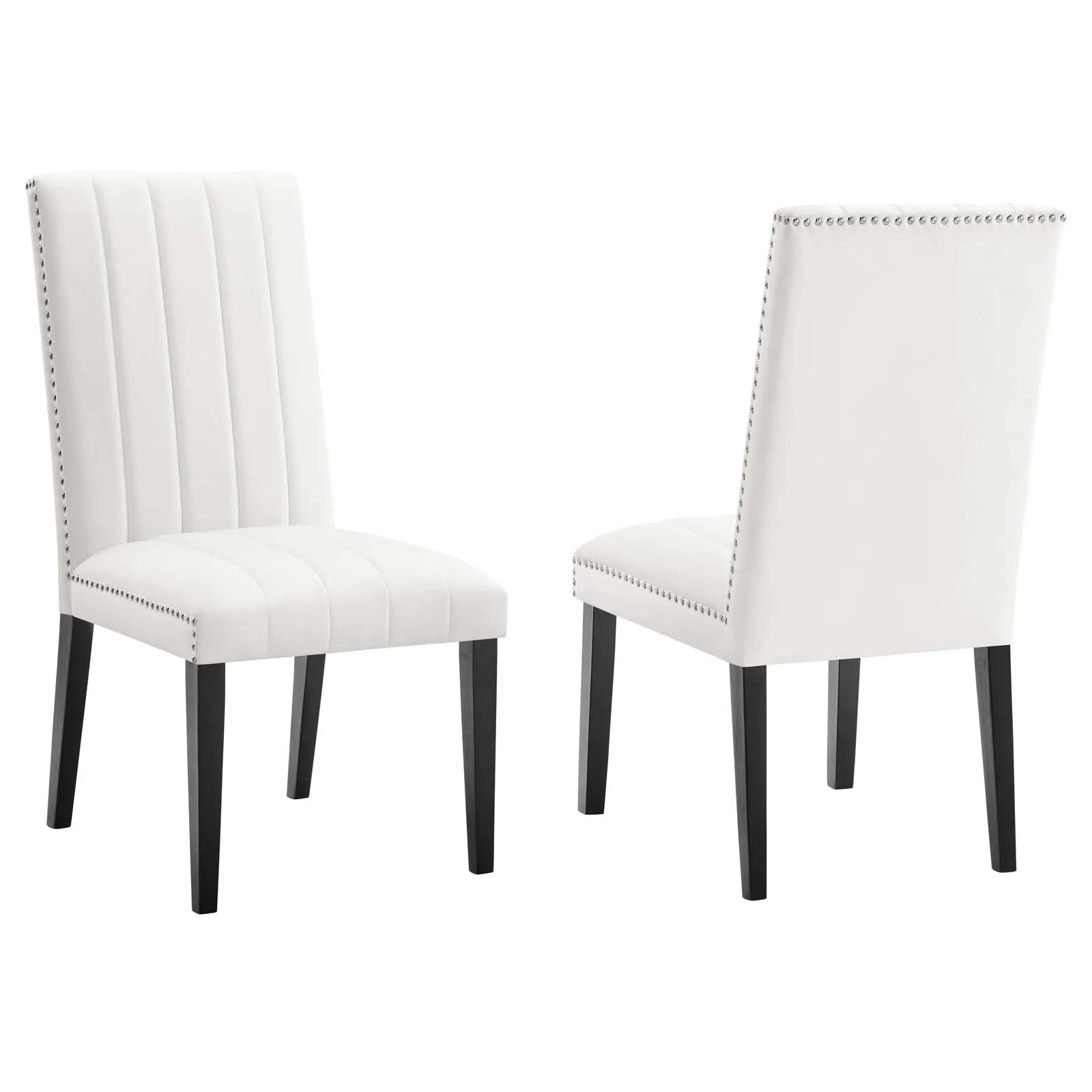 Catalyst Performance Velvet Dining Side Chairs - Set of 2