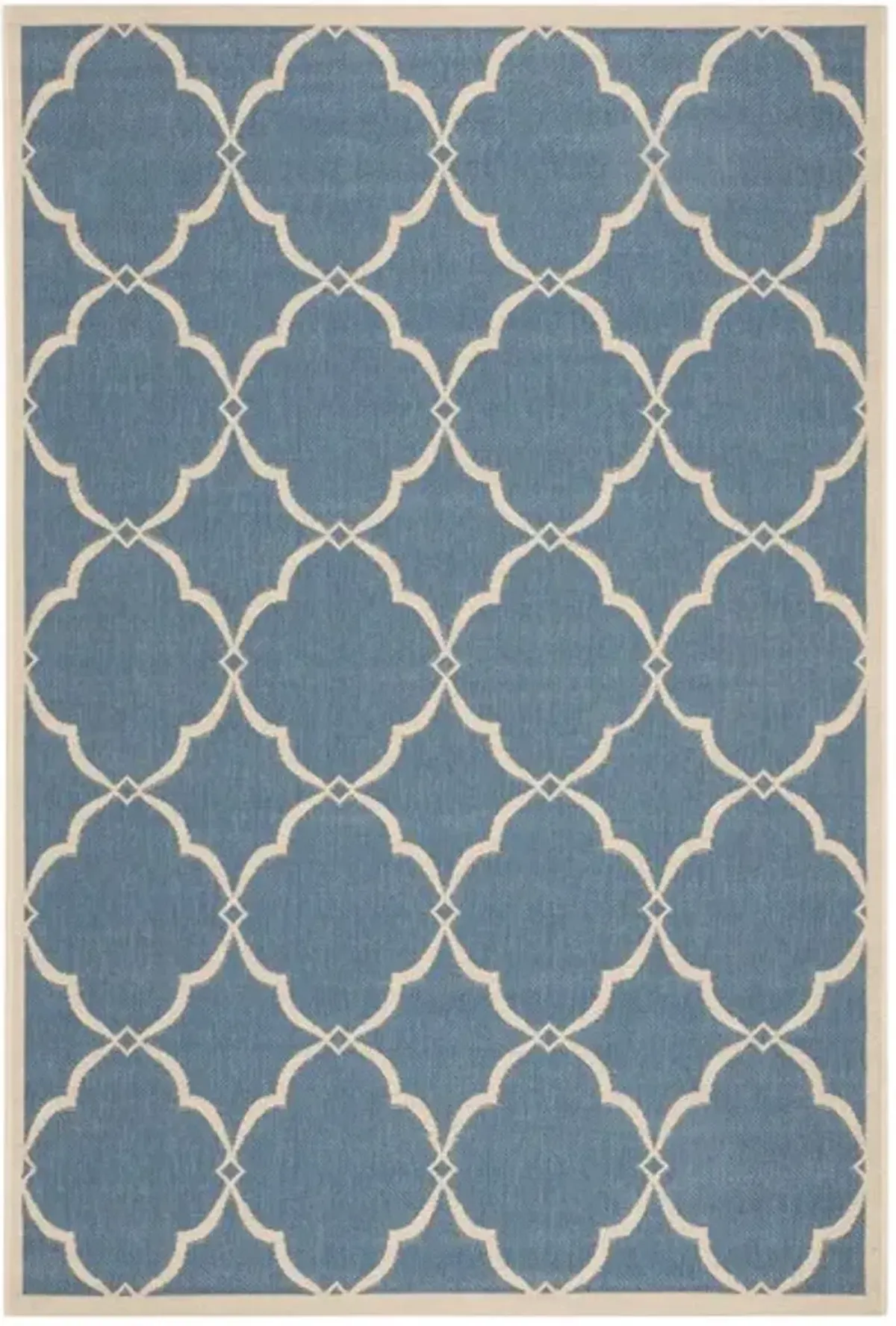 LINDEN 125 Collection LND125M-5 Blue / Creme 5'-3" X 7'-6"