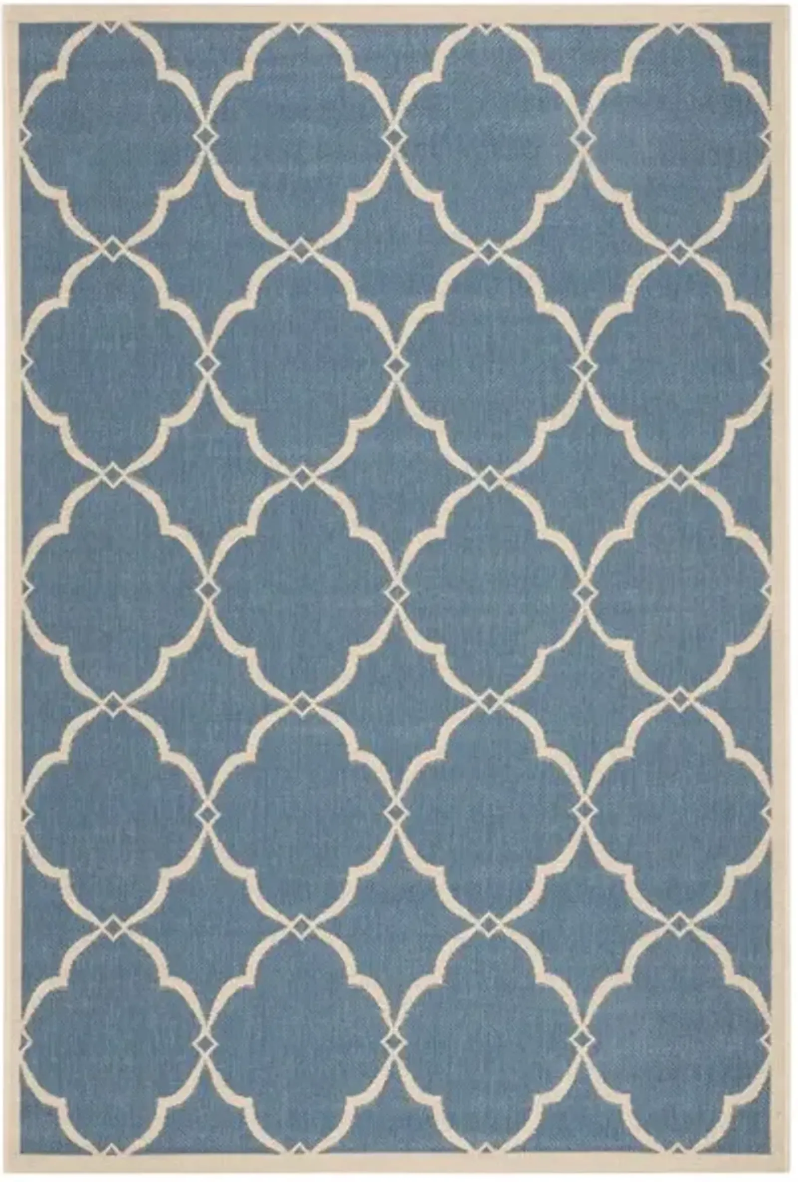 LINDEN 125 Collection LND125M-5 Blue / Creme 5'-3" X 7'-6"