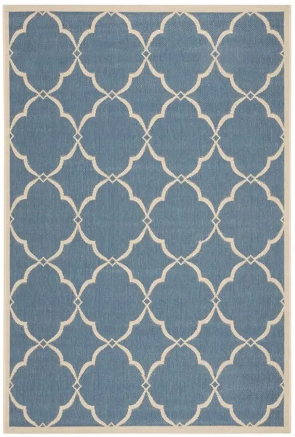 LINDEN 125 Collection LND125M-5 Blue / Creme 5'-3" X 7'-6"