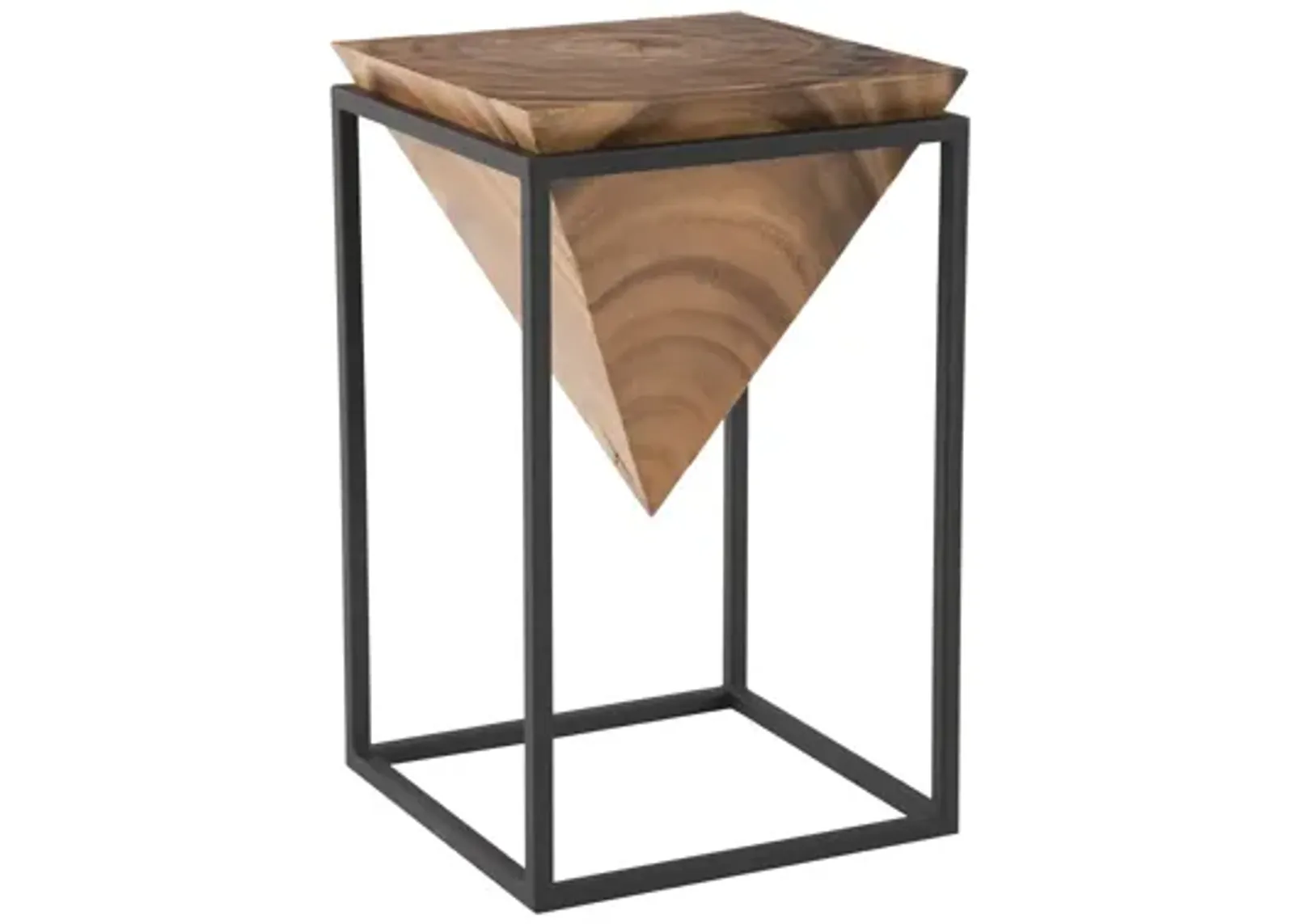 Inverted Pyramid Side Table