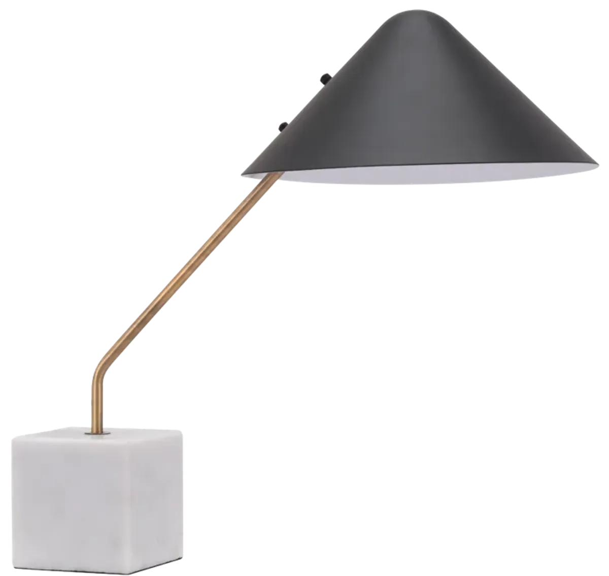 Pike Table Lamp Black & White