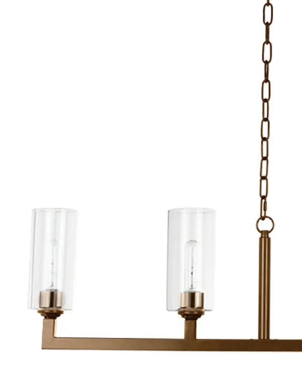 Linear 6-Light Chandelier