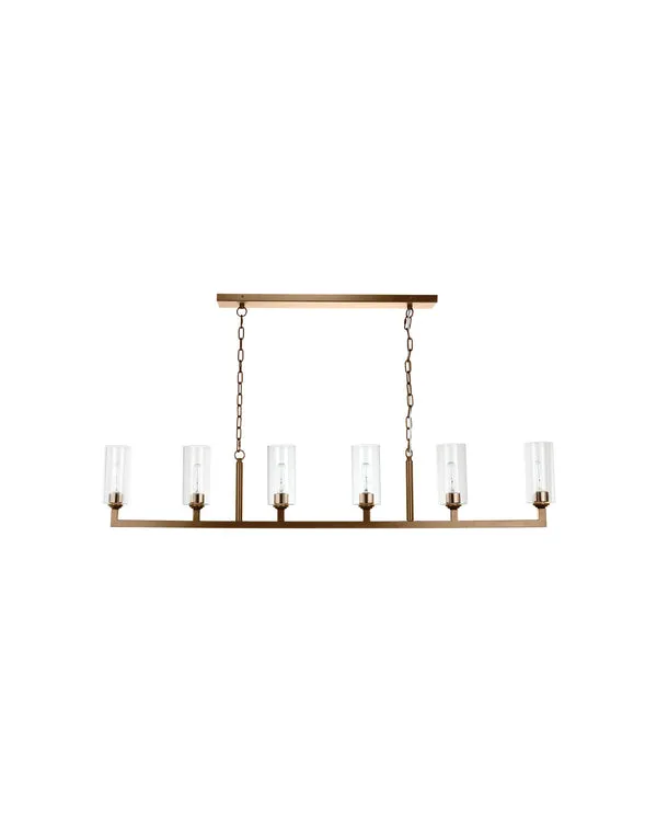 Linear 6-Light Chandelier