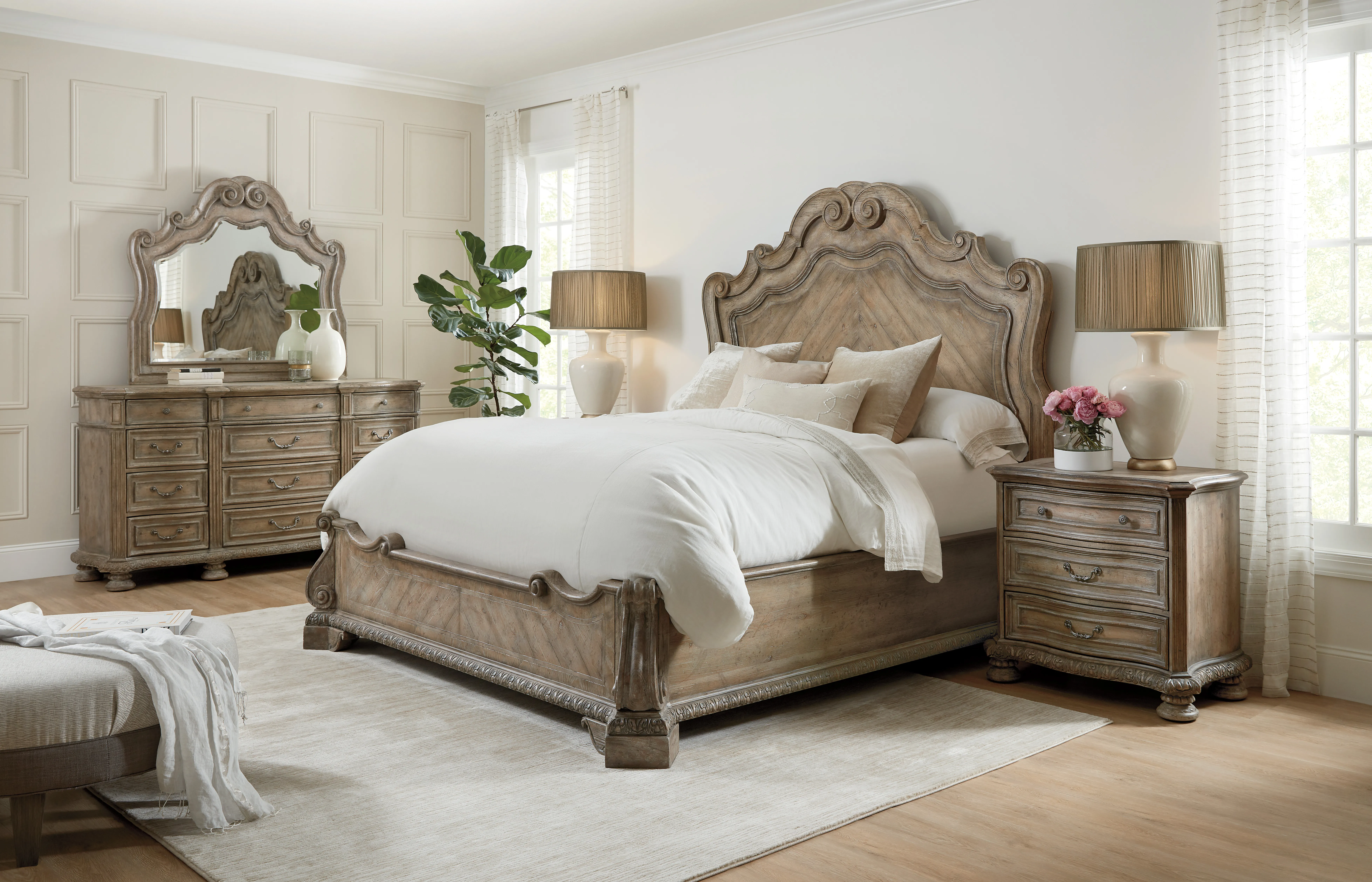 Castella King Panel Bed