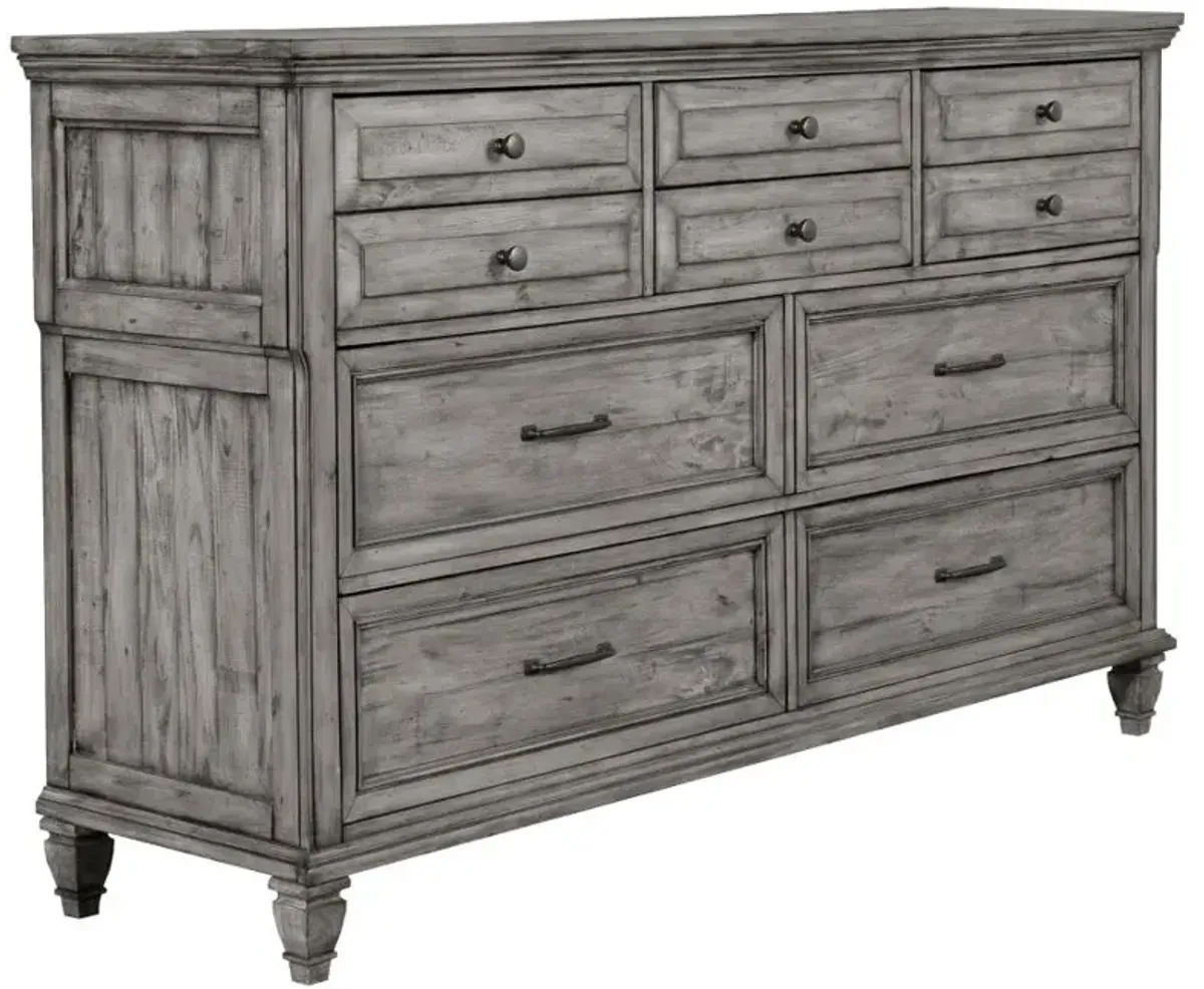 Avenue 8-drawer Rectangular Dresser Grey