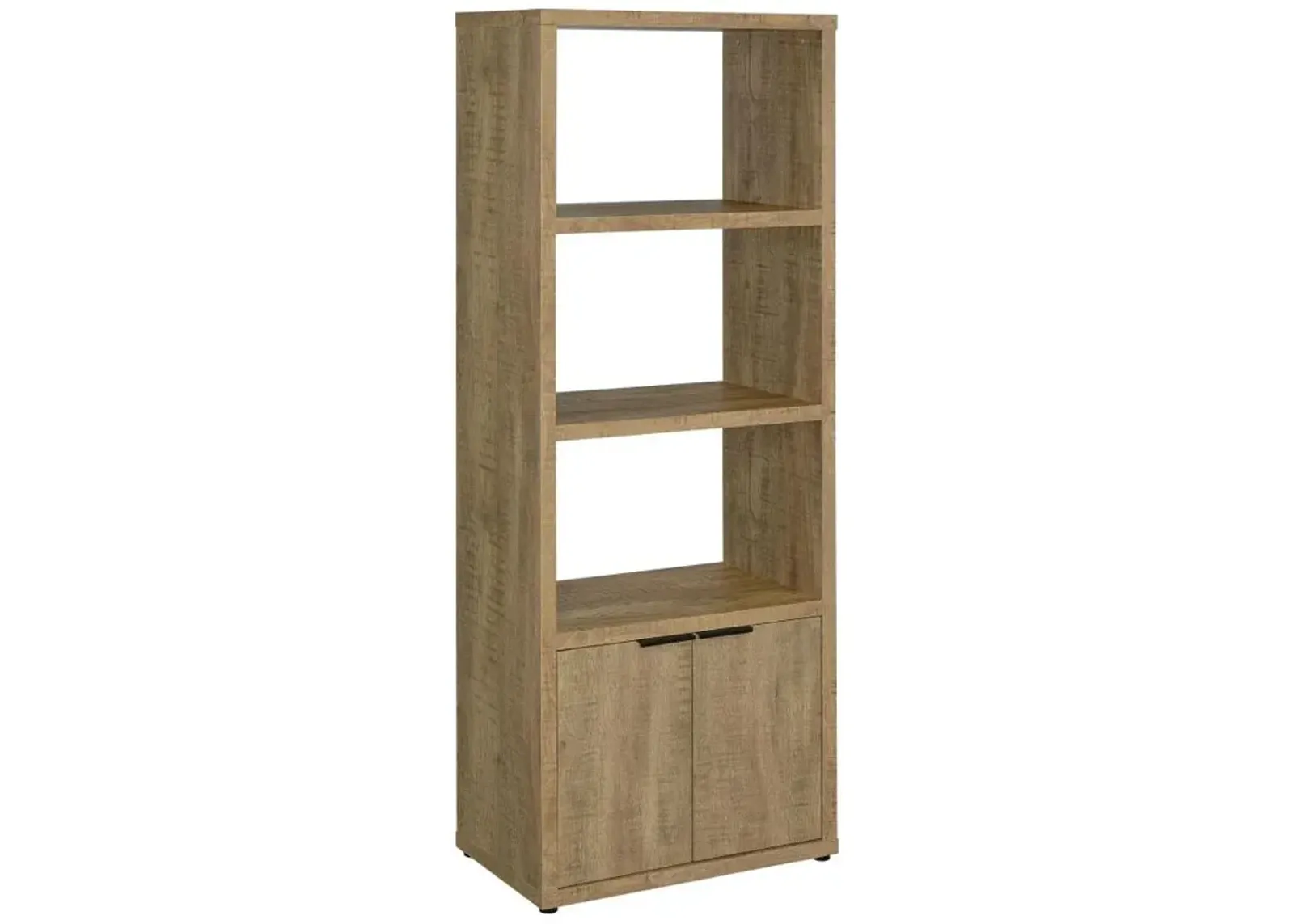 Tabby 3-Shelf Engineered Wood Media Tower Mango