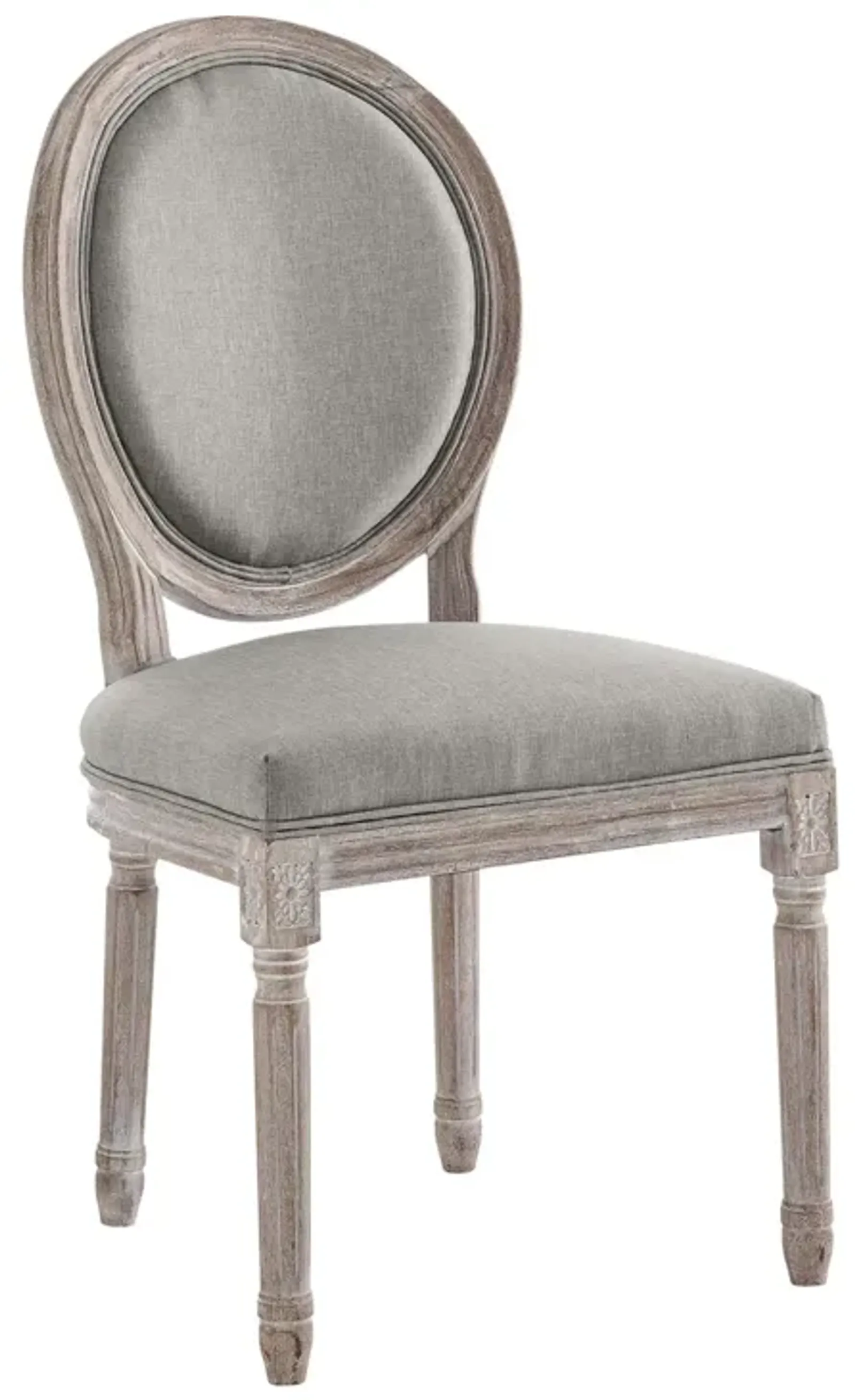 Emanate Vintage French Upholstered Fabric Dining Side Chair