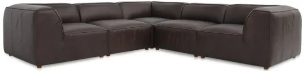 Form Classic L-Shaped Modular Sectional Espresso Brown