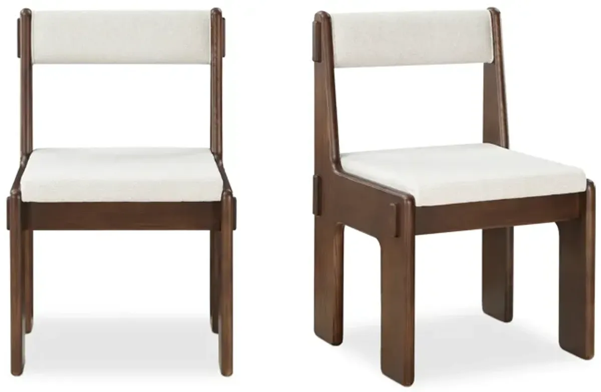 Ashby Dining Chair Beige� Set Of Two