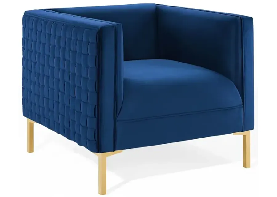 Resonate Performance Velvet Armchair