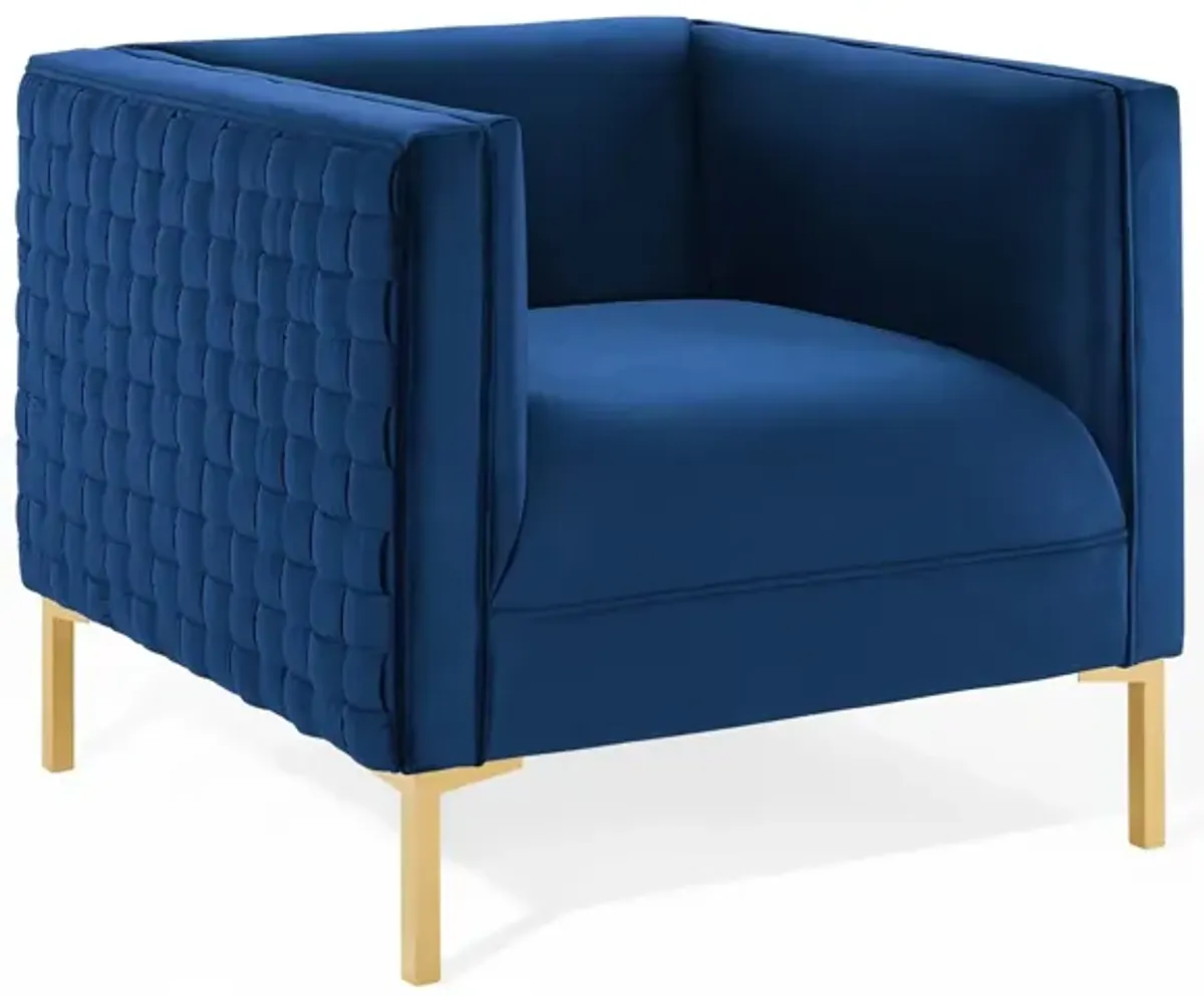 Resonate Performance Velvet Armchair