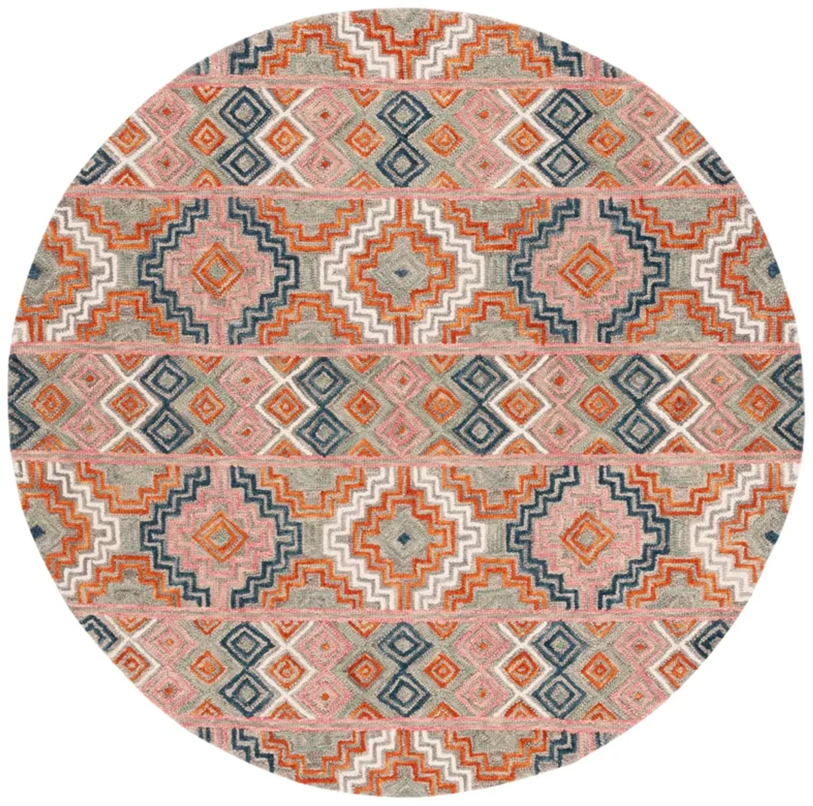 ASPEN Hand Tufted 3' x 3' Round area rug