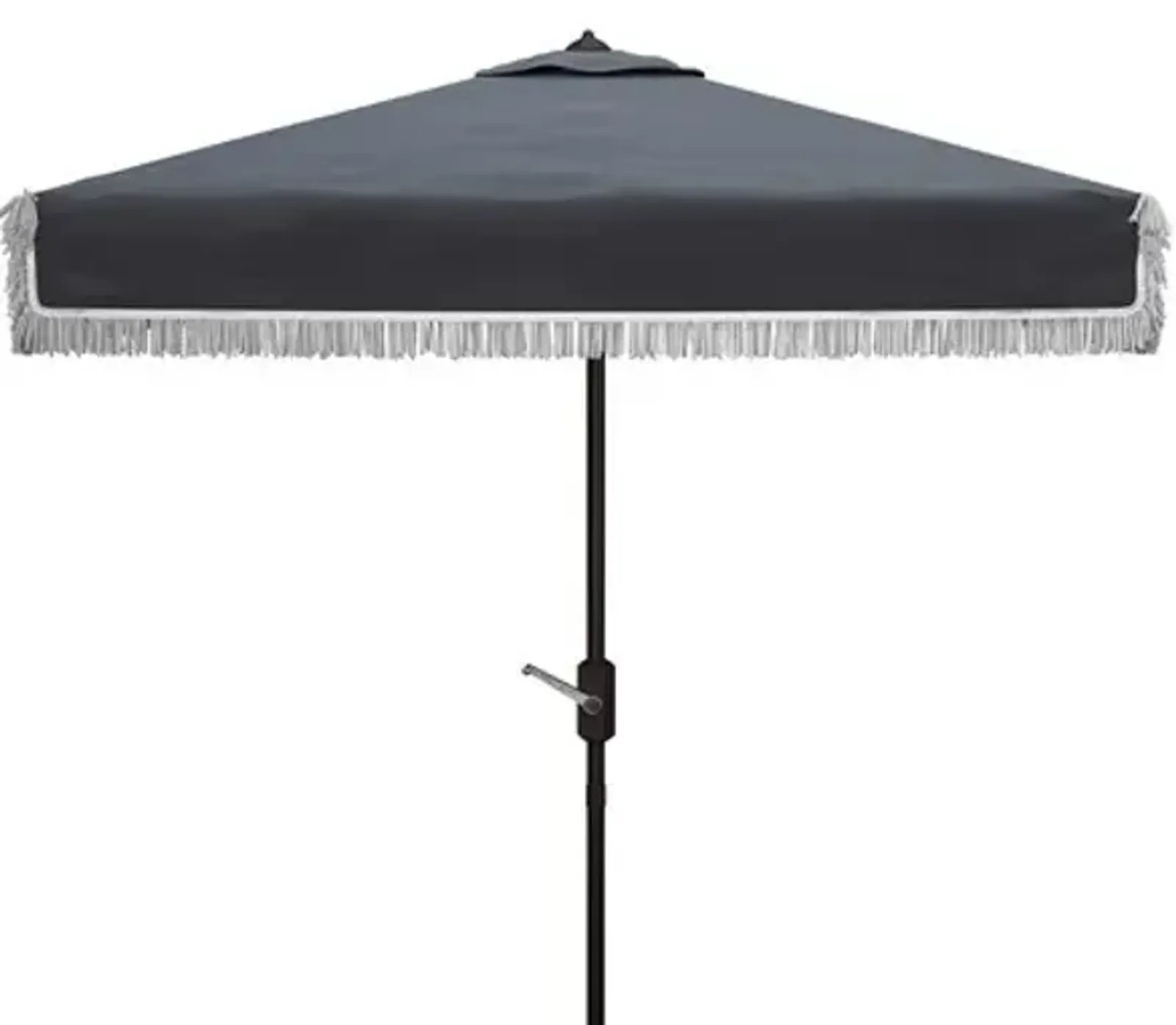 Milan Fringe 7.5 Ft Square Crank Umbrella