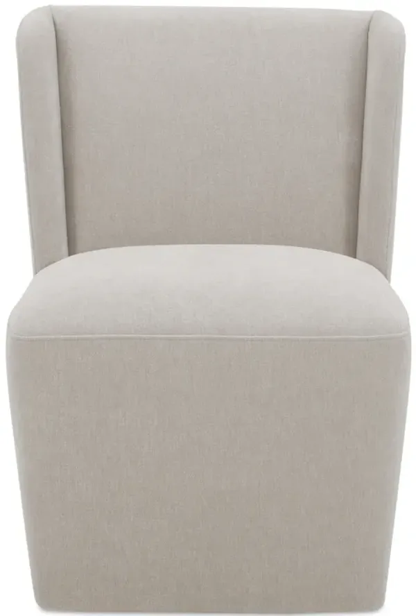 CORMAC ROLLING DINING CHAIR PERFORMANCE FABRIC