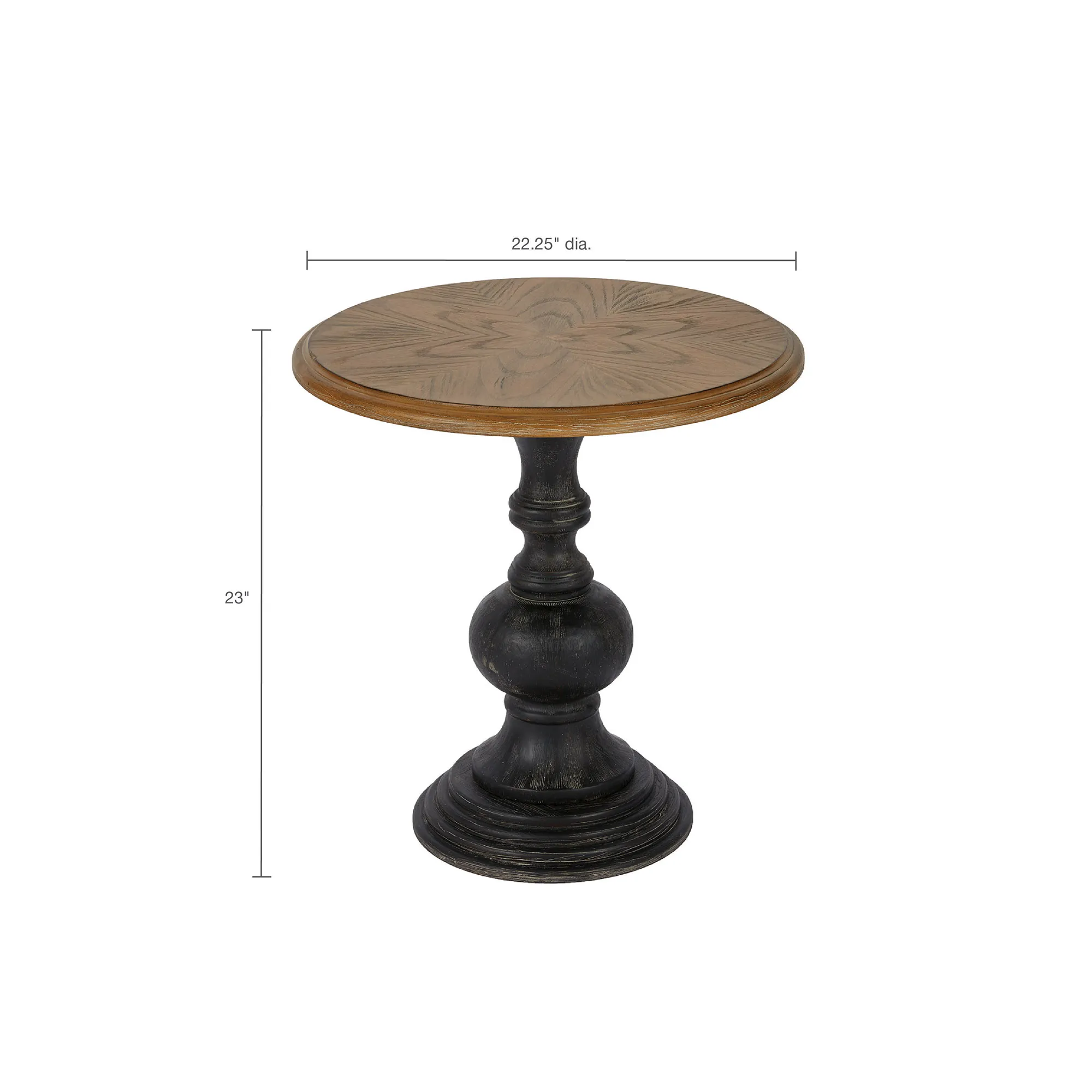 Madison Park Lexi Natural Accent Table