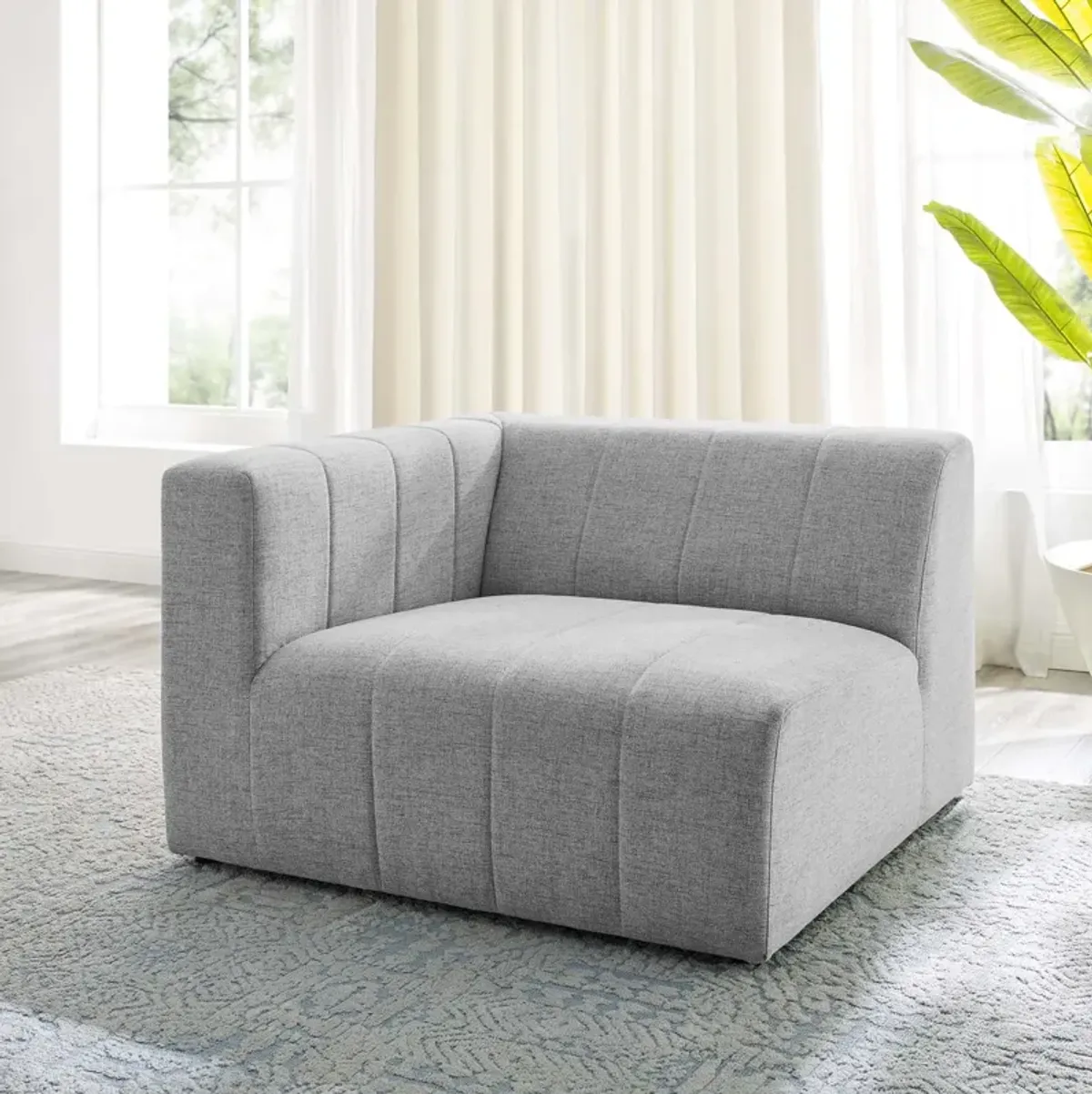 Bartlett Upholstered Fabric Left-Arm Chair