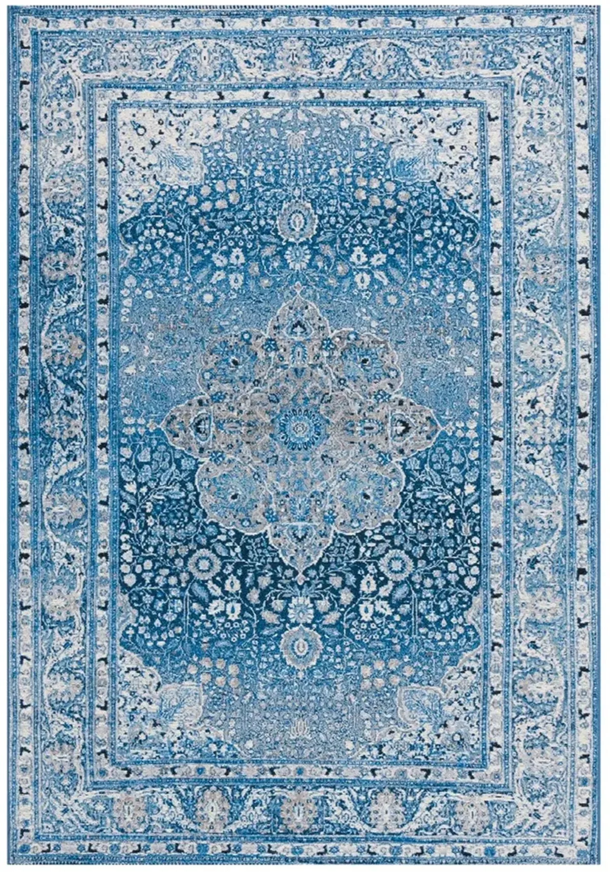 BARBADOS 558 Blue 9'-10' x 12'-5' Large Rectangle Rug