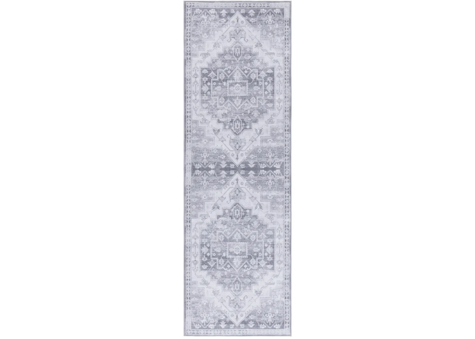 TUCSON 116 M/W S/R GREY  2'-6' x 8' Runner Rug