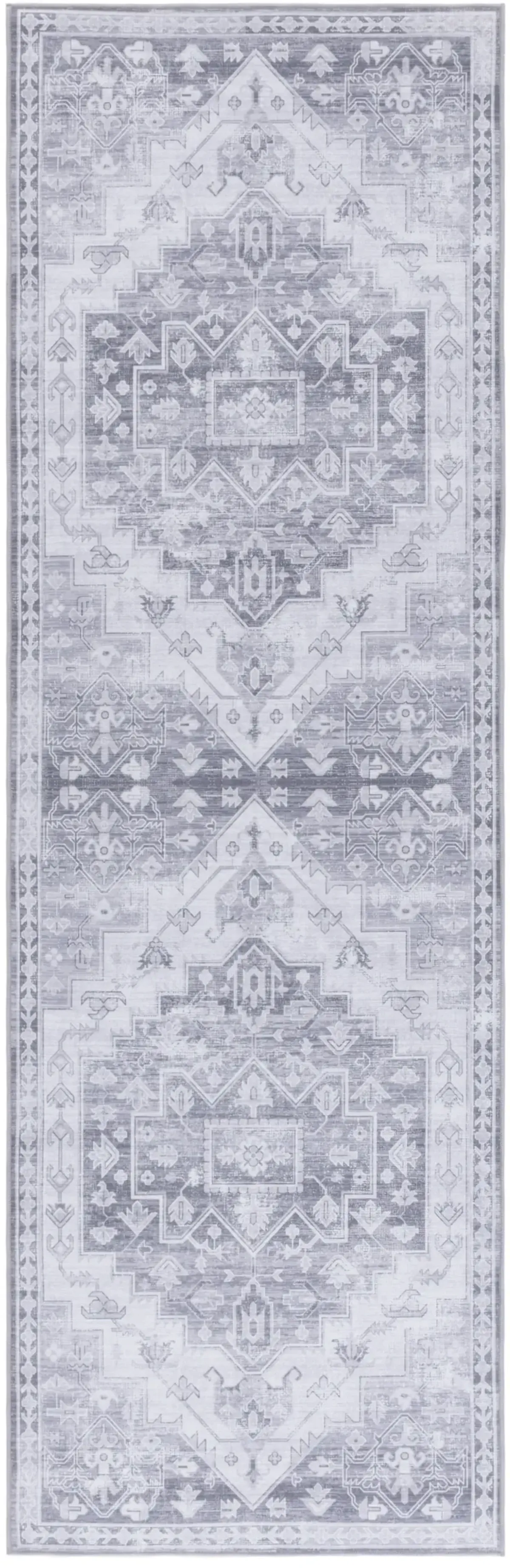 TUCSON 116 M/W S/R GREY  2'-6' x 8' Runner Rug