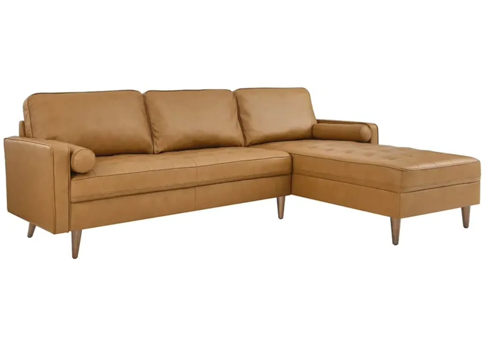 Valour 98" Leather Sectional 