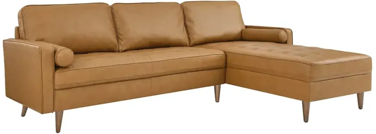 Valour 98" Leather Sectional 