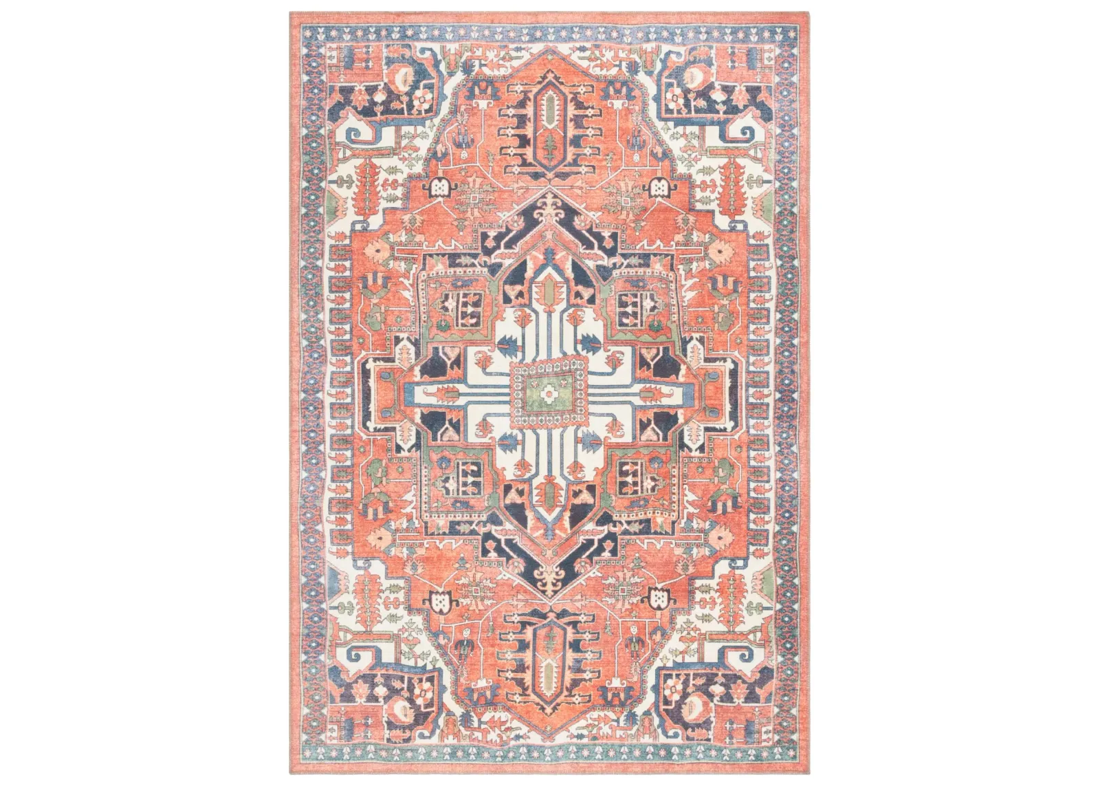 SERAPI 812 RUST  4' x 6' Small Rectangle Rug